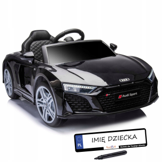 Červené auto Audi