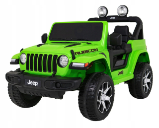 Zelené auto Jeep