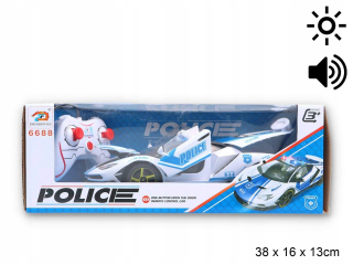 Auto na diaľkové ovládanie - Auto Sports Police R / C Otvoriť dvere pomocou diaľkového ovládača