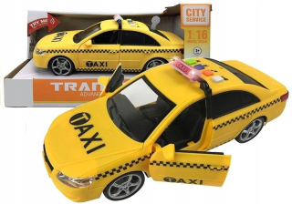 Autíčko pre deti - Auto Taxi + svetelné a zvukové efekty 1:16