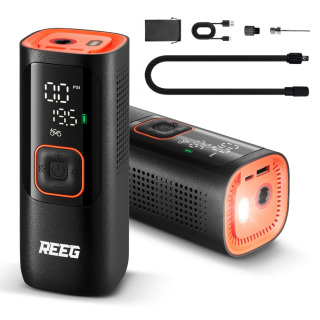 Elektrická pumpa REEG Air Pomp PRO, čierna a oranžová