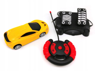 Auto na diaľkové ovládanie - Auto Riadené Car plynové pedále Volant