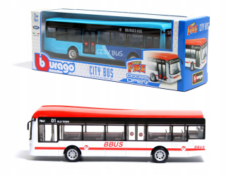 Detský autobus, trolejbus - Mestský autobus dve farby 1:43 BBBBBBBBBBRAGO 18-32102
