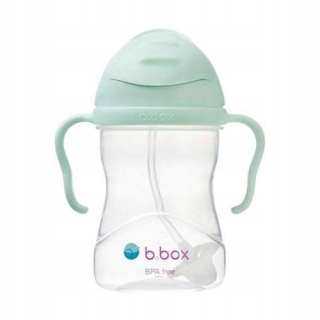 B.Box BB00520 fľaša na vodu so slamkou, 240 ml, zelená