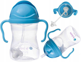 B.Box BB00501 fľaša so slamkou, 240 ml, čučoriedka
