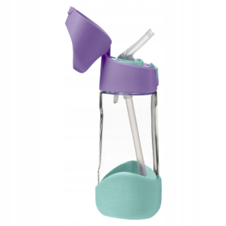Tritanová fľaša so slamkou B.Box BB500303 Lilac Pop 450 ml