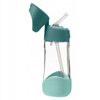 Tritanová fľaša so slamkou B.Box BB500307 Emerald Forest 450 ml