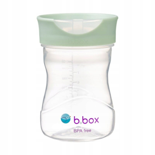 B.box PLASTOVÝ Tréningový hrnček NA NAUČENIE SA PIŤ 240ml LOSOS