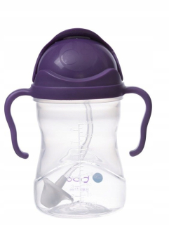 Inovatívna B box nevylievacia fľaša so slamkou, 240 ml