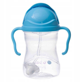 B.Box BB00501 fľaša so slamkou, 240 ml, čučoriedka