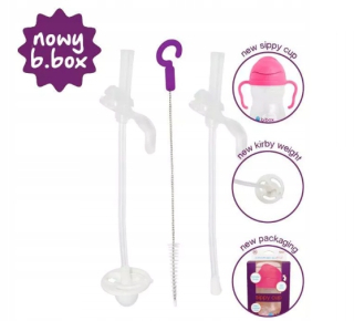 Sada 2 náhradných slamiek s kefou B.Box BB00525
