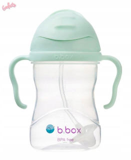 B.Box BB00520 fľaša na vodu so slamkou, 240 ml, zelená