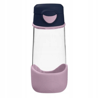 B.Box Indigo Rose tritanová fľaša 450 ml ružová a modrá