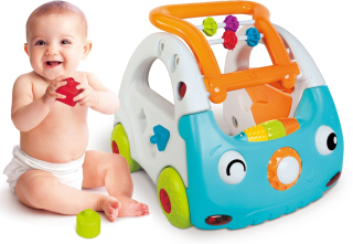 Chodítko pre deti - B-KIDS Walker TLAČIACI INTERAKTÍVNE Hračkové auto