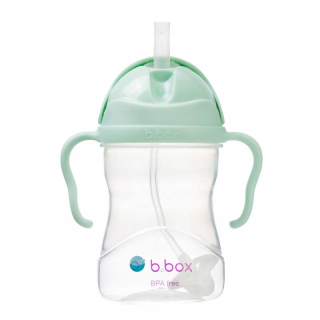 B.Box BB00520 fľaša na vodu so slamkou, 240 ml, zelená
