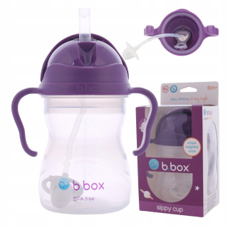 Inovatívna B box nevylievacia fľaša so slamkou, 240 ml
