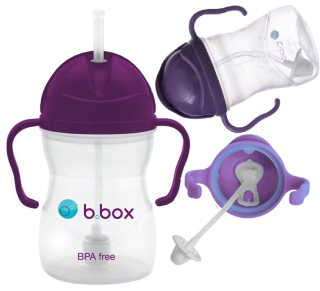 Inovatívna B box nevylievacia fľaša so slamkou, 240 ml