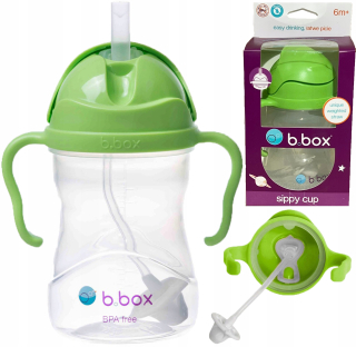 B.Box jablková fľaša so slamkou 240 ml