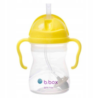 B.Box BB00507 fľaša na vodu so slamkou 240 ml žltá