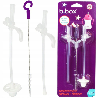 Sada 2 náhradných slamiek s kefou B.Box BB00525