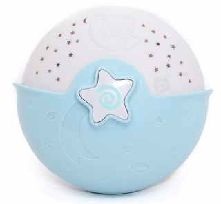 LED projektor nočnej oblohy - B-Kids projektor Seaside lampa 2 v 1 modrá