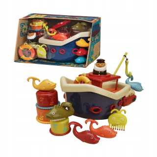 Hračka do vody - B.Toys kúpanie Loď Fish & Splis Rod