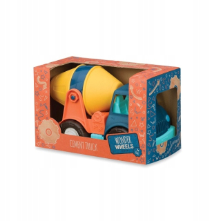 Domiešavač autíčko pre deti - B.Toys Wonder Wheels - Concrete mixer VE1001