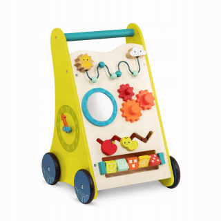 Chodítko pre deti - B.toys chodí n naučiť drevený chodník pachacz