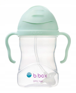 B.Box BB00520 fľaša na vodu so slamkou, 240 ml, zelená