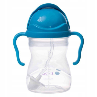 B.Box fľaša so slamkou, 240 ml, kobaltová modrá