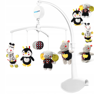 Kolotoč nad postielku - Babyo Carousel pre Plush Cot + Music Box