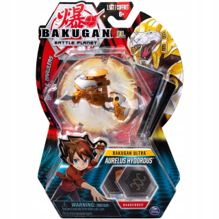 Rozprávková postavička - Bakugan Ultra Aurelus Hydorous Figúrka Kula Card