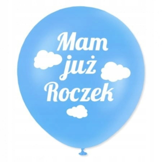 Balóny na párty - Latexový balónik 12 "Mám modrú rok 1