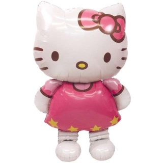 Balóny na párty - HELLO KITTY fóliový balón obrovská mačka mačička AWK