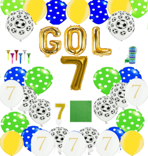 Balóny na párty - Balóniky 7 z 7 chlapca 7 rokov 7 rokov k narodeninám 1-99