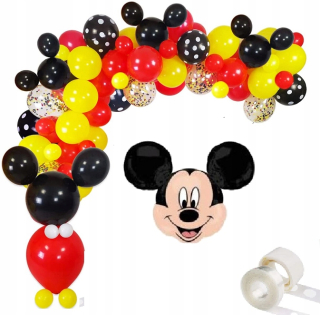 Balóny na párty - Balóny Garland Bow k Birthday Mickey Mickey Mickey