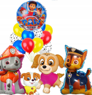 Balóny na párty - Bomby na narodeniny Mega set Peacock Patrol Paw