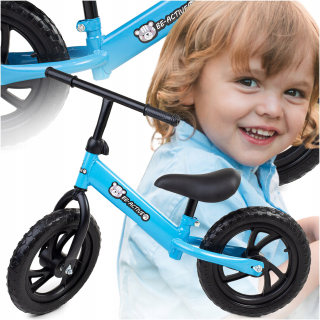 VYVAŽOVACÍ BICYKEL PRE DETI, DETSKÉ JAZDY, NASTAVITEĽNÝ CHODÍK, 12" KOLESÁ
