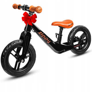 Bergen Zippy 12" balančný bicykel hnedá, čierna