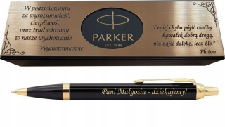 Tradičné modré guľôčkové pero Parker
