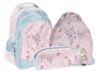 Školský batoh - Bambi Backpack School Set pre dievčatá trieda 1-3