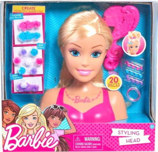 Barbie hlava štylizovať česanie kaderníctvo bábika