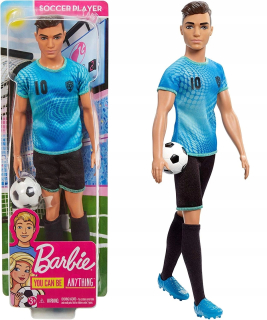 Bábika Barbie - Barbie Ken kariéry môžete byť futbalistom FXP02