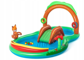 Pool rozvíjal ihrisko so šmýkačkou 295x199x