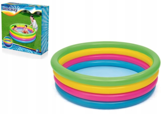 POOL fúkania RAINBOW 157 cm x 46 cm, 5111 Bestway