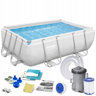 Záhradný bazénový rám 282x196x84cm bestway 10w1