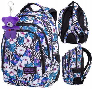 CoolPack viackomorový školský batoh, viacfarebný, 28 rokov
