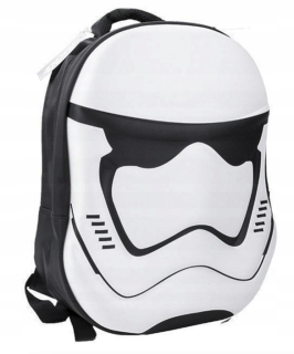 Jednokomorový školský batoh Star Wars pán a pani Gadget, čierny