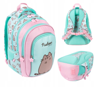 PUSHEEN ST.Right MINT Batoh Cat Kitten PRE DIEVČATÁ TRIEDY 1-3