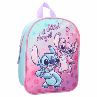 Jednokomorový batoh do škôlky Lilo and Stitch Vadobag chlapci, dievčatá Odtiene modrej, Odtiene ružovej, Viacfarebné